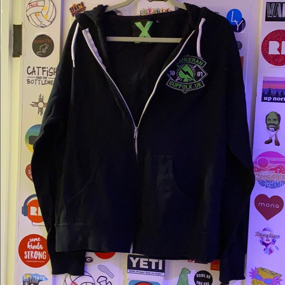 Ed Sheeran Zip up hoodie X tour